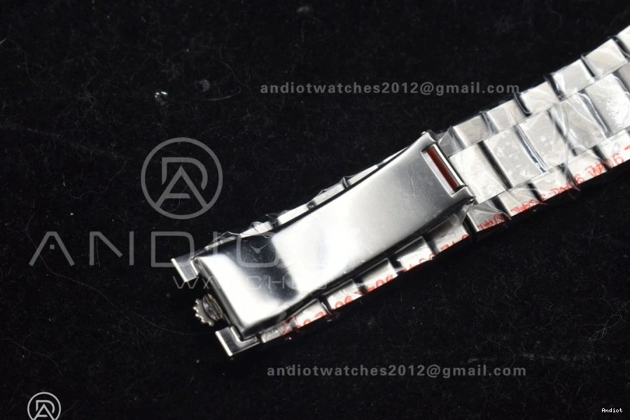 Bracelet 40 Stick Dial Blue 904L GMF DayDate Steel Ice V2 A3255 President SS On 0204